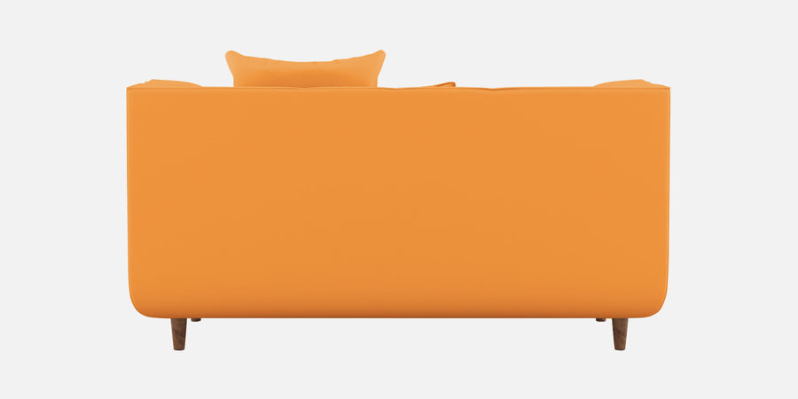 Sumo Velvet 2 Seater Sofa In Tangerine Orange Colour - Febonic Living