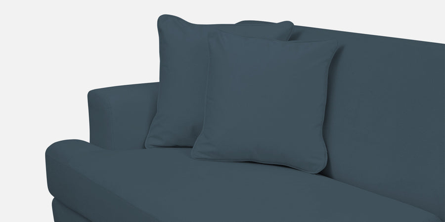 Woody Fabric Rhs Sectional Sofa 3 Lounger In Cobalt Blue Colour - Febonic Living