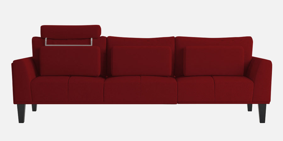 Como Fabric Rhs Sectional Sofa 3 Lounger In Blood Maroon Colour - Febonic Living