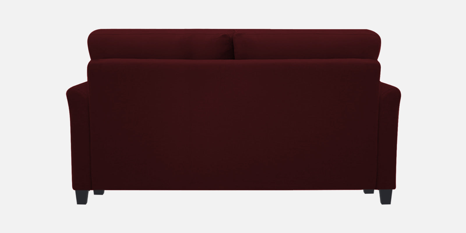 Daroo Velvet 2 Seater Sofa In Blood Maroon Colour