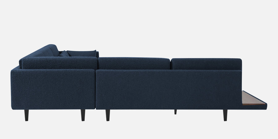 Malta Fabric 6 Seater Rhs Corner Sofa In Denim Blue Colour - Febonic Living