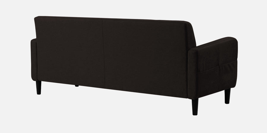 Marq Fabric 3 Seater Sofa In Cara Brown Colour - Febonic Living