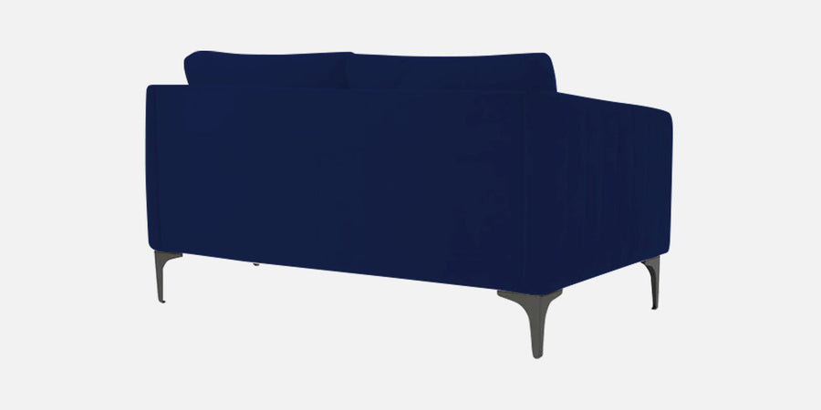 Haru Velvet 2 Seater Sofa In Indigo Blue Colour - Febonic Living