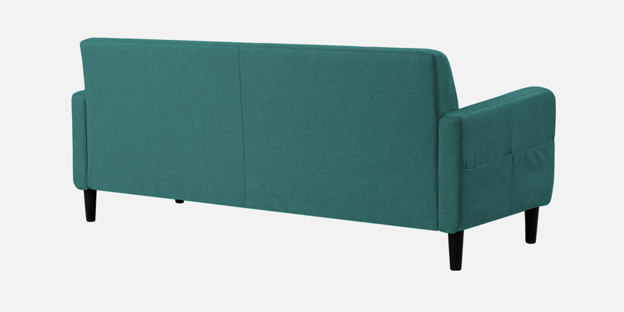 Marq Fabric 3 Seater Sofa In Sea Green Colour - Febonic Living