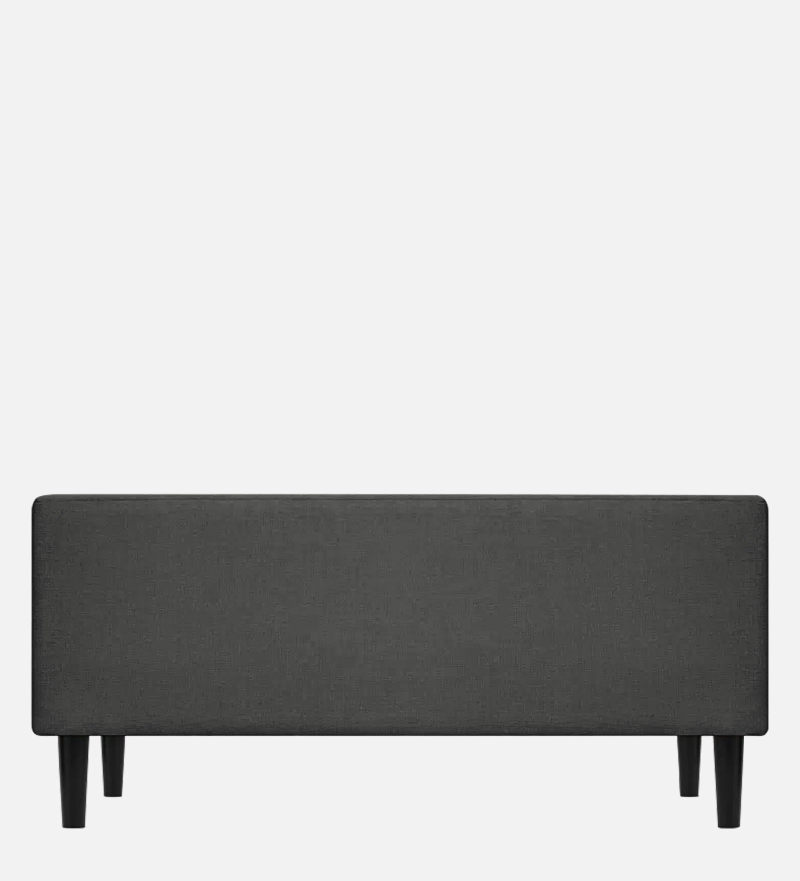 Maya Fabric Bench In Charcoal Grey Colour