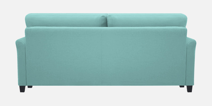 Daroo Velvet 3 Seater Sofa In Barmunda Aqua Colour - Febonic Living