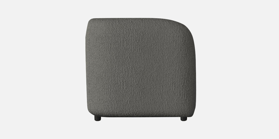 Corny Boucle Fabric 3 Seater Sofa In Moon Grey Colour - Febonic Living