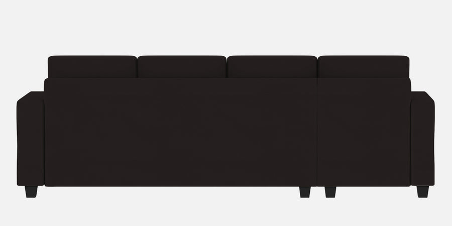 Nabi Fabric Rhs Sectional Sofa 3 Lounger In Cara Brown Colour - Febonic Living
