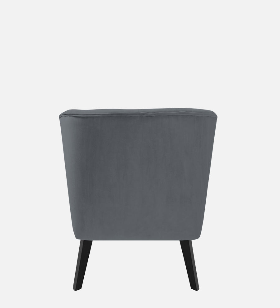 Flora Velvet Rhs Chaise Lounger In Pubble Grey Colour - Febonic Living