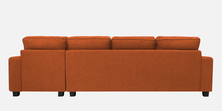 Ladybug Fabric Rhs Sectional Sofa 3 Lounger In Vivid Orange Colour - Febonic Living
