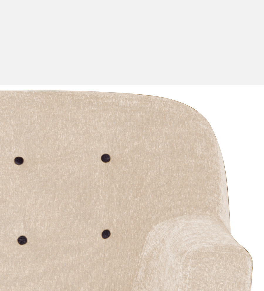 German Fabric 1 Seater Sofa In Woom Beige Colour - Febonic Living