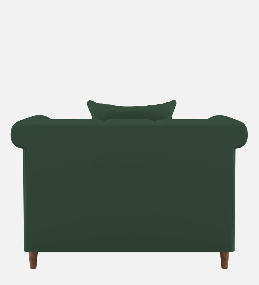 Rubi Velvet 1 Seater Sofa In Amazon Green Colour - Febonic Living