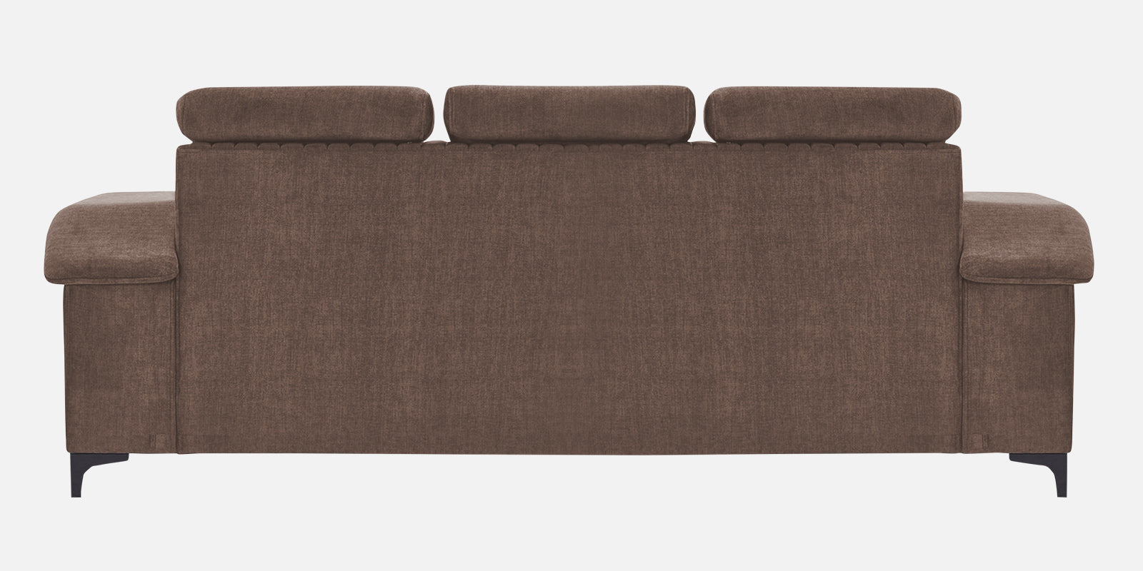 Draco Fabric 3 Seater Sofa in Ginger Brown Colour