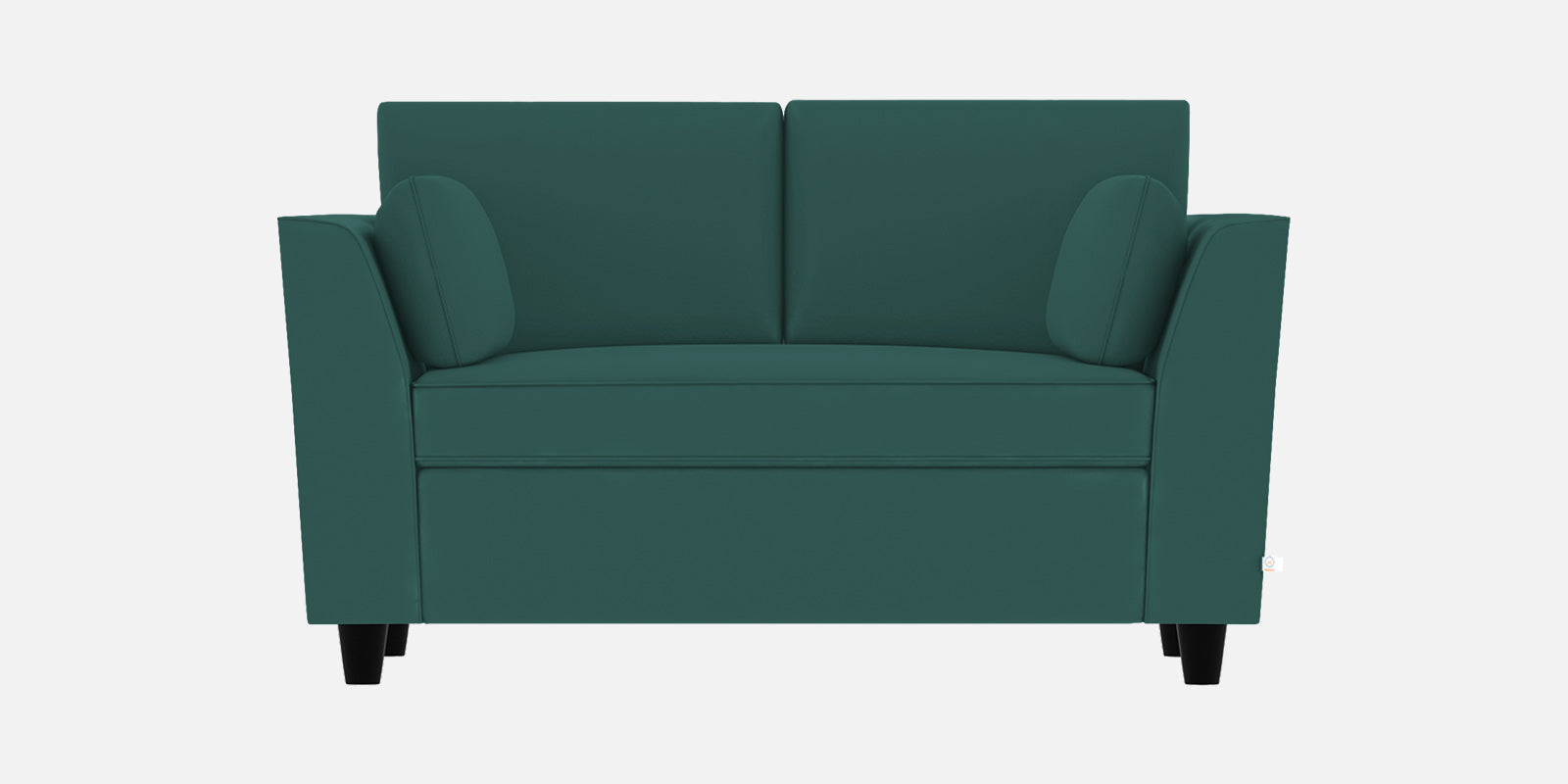 Bristo Velvet 2 Seater Sofa in Pine Green Colour With Storage