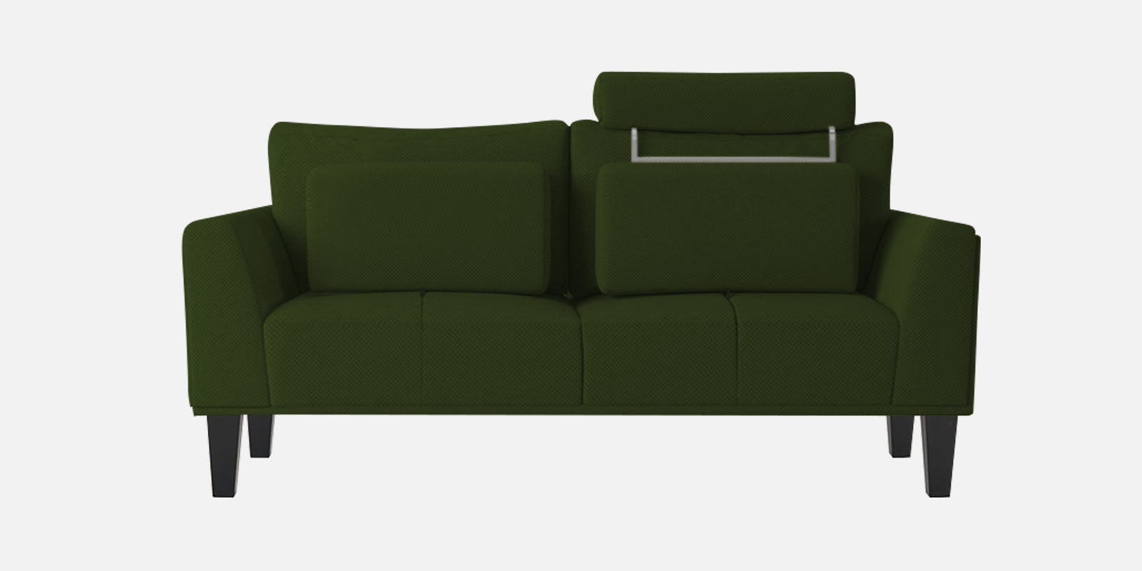 Como Fabric 2 Seater Sofa in Olive Green Colour