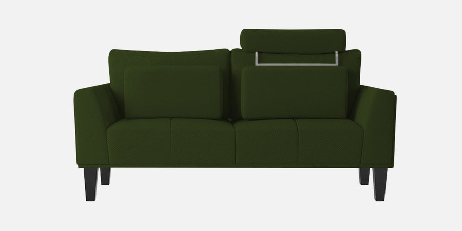 Como Fabric 2 Seater Sofa In Olive Green Colour - Febonic Living