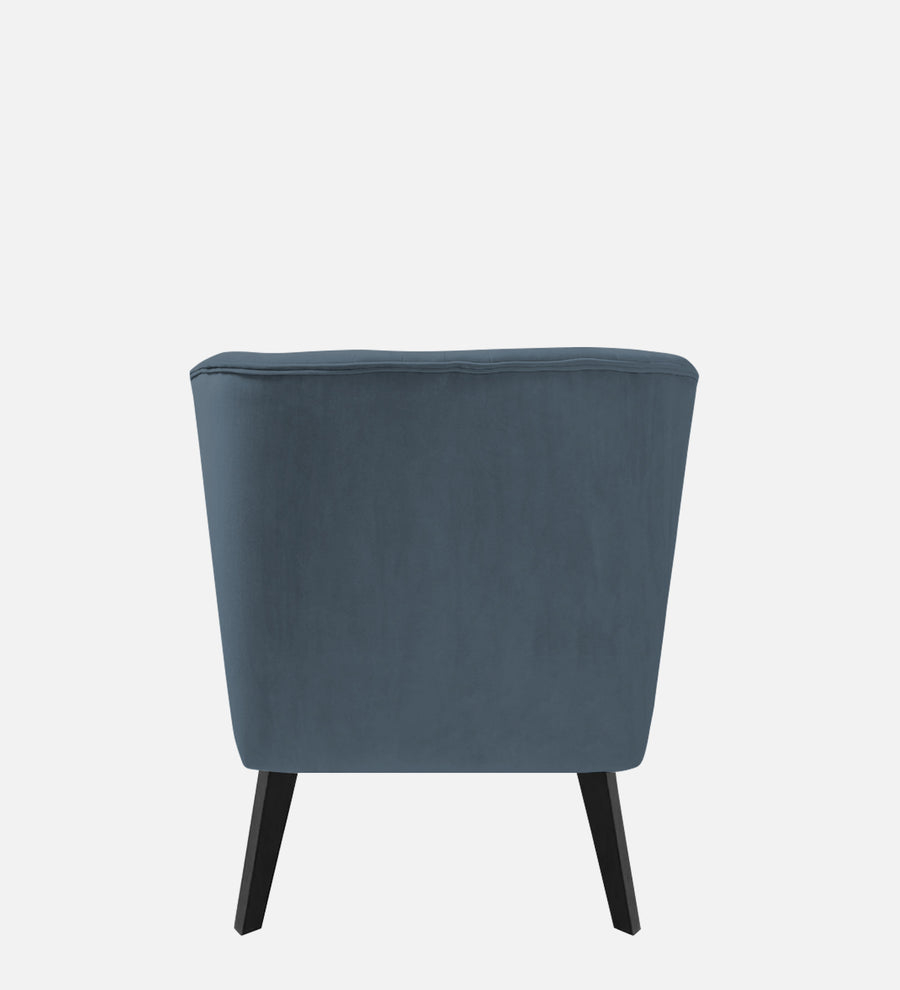 Flora Velvet Rhs Chaise Lounger In Oxford Blue Colour - Febonic Living
