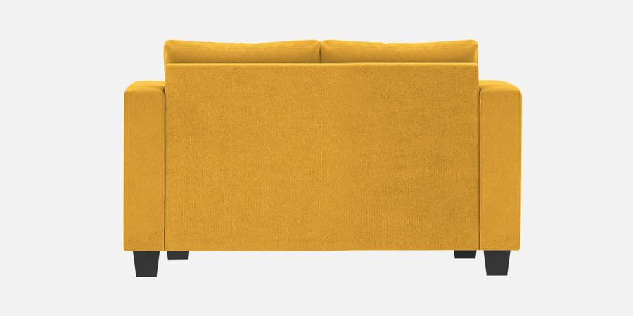 Nabi Fabric 2 Seater Sofa In Bold Yellow Colour - Febonic Living