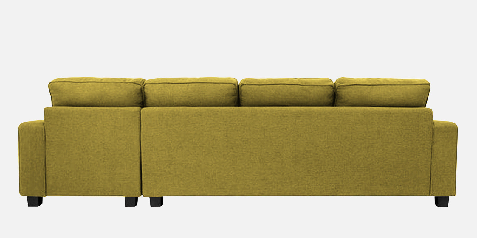 Ladybug Fabric RHS Sectional Sofa (3+Lounger) In Parrot Green Colour