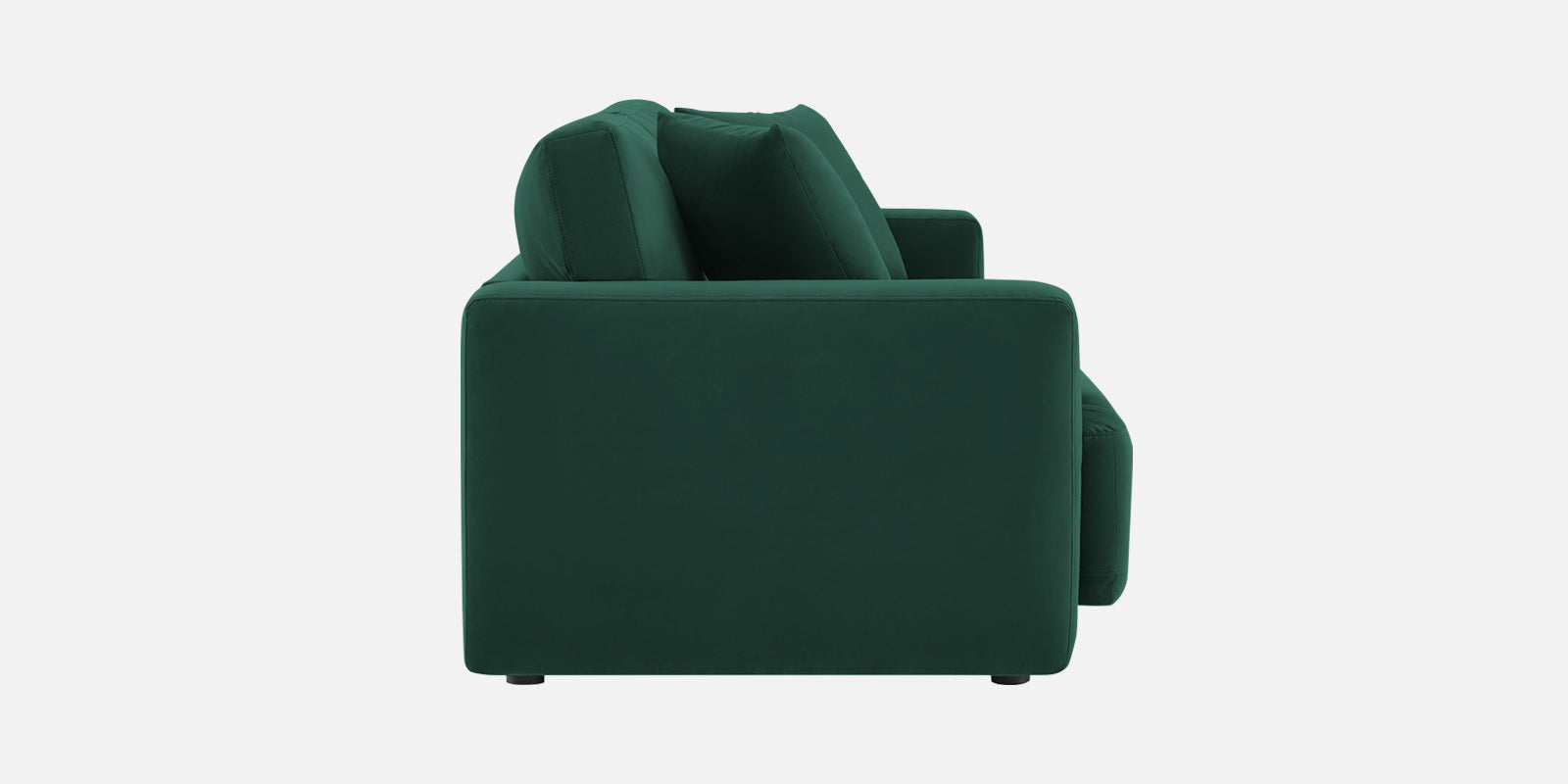 Kosta Velvet 3 Seater Sofa in Forest Green Colour