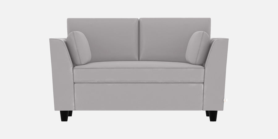 Bristo Velvet 2 Seater Sofa In Concrete Grey Colour With Storage - Febonic Living