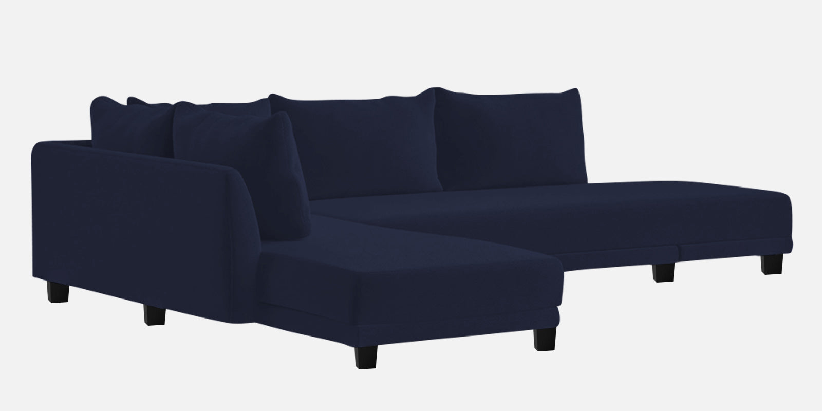 Ira Fabric RHS 6 Seater Sofa Cum Bed In Royal Blue Colour