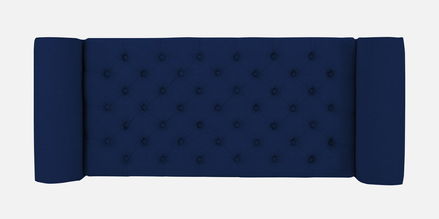 Nowia Fabric 2 Seater Recamier In Royal Blue Colour With Storage - Febonic Living