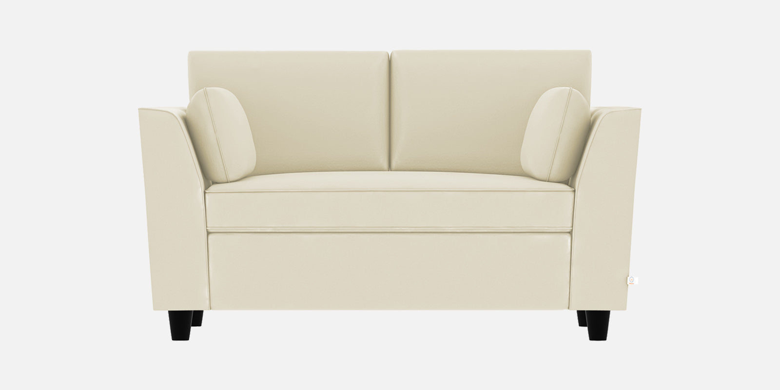 Bristo Velvet 2 Seater Sofa in Warm White Colour