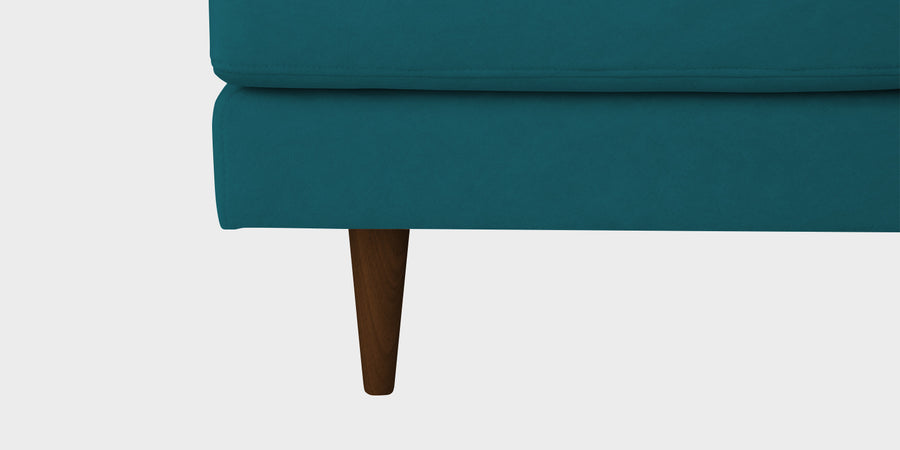 Motra Velvet 3 Seater Sofa In Pine Green Colour - Febonic Living