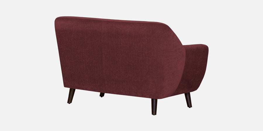 German Fabric 2 Seater Sofa In Blaze Red Colour - Febonic Living