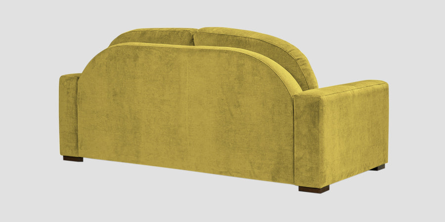 Dara Fabric 2 Seater Sofa In Parrot Green Colour - Febonic Living