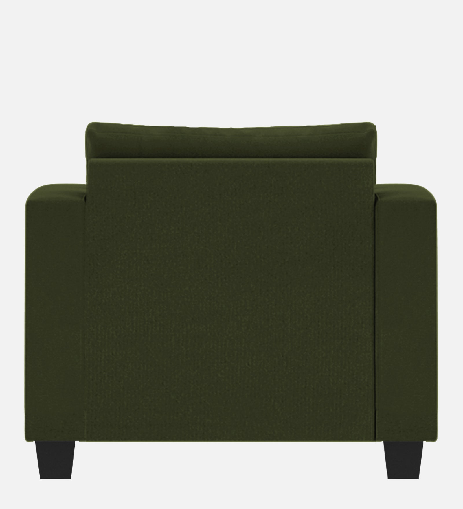 Nabi Fabric 1 Seater Sofa In Olive Green Colour