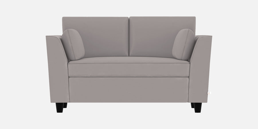 Bristo Velvet 2 Seater Sofa In Pearl Grey Colour With Storage - Febonic Living