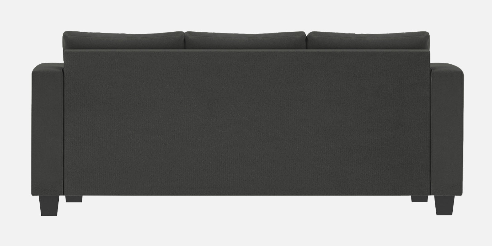 Nabi Fabric 3 Seater Sofa In Charcoal Grey Colour