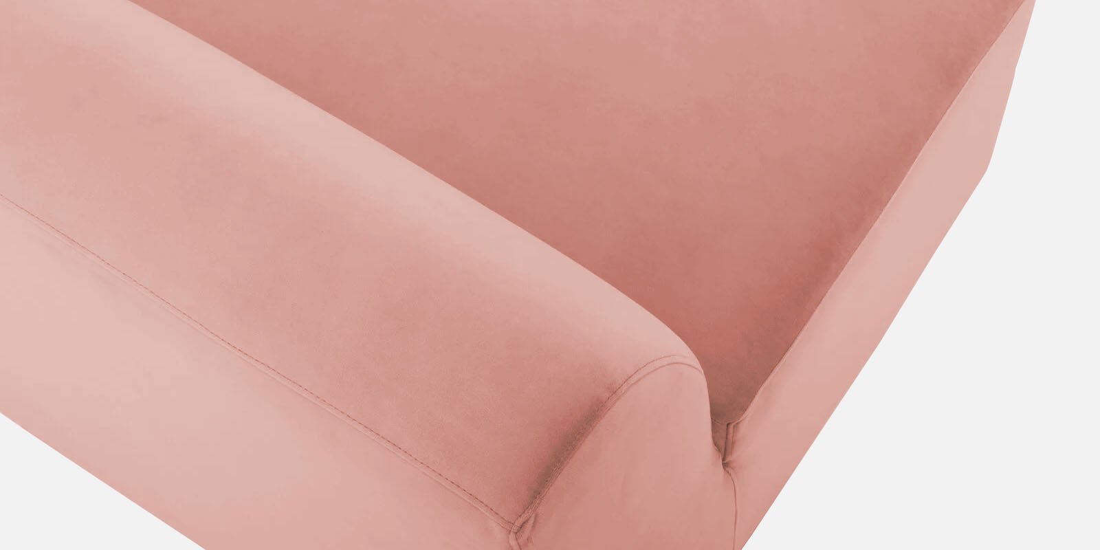 Bufa Velvet 3 Seater Sofa in Blush Pink Colour