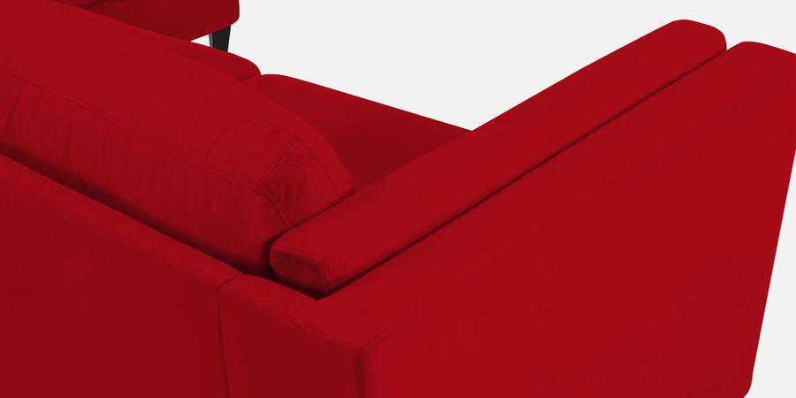 Jasper Velvet Lhs Sectional Sofa 3 Lounger In Berry Maroon Colour - Febonic Living