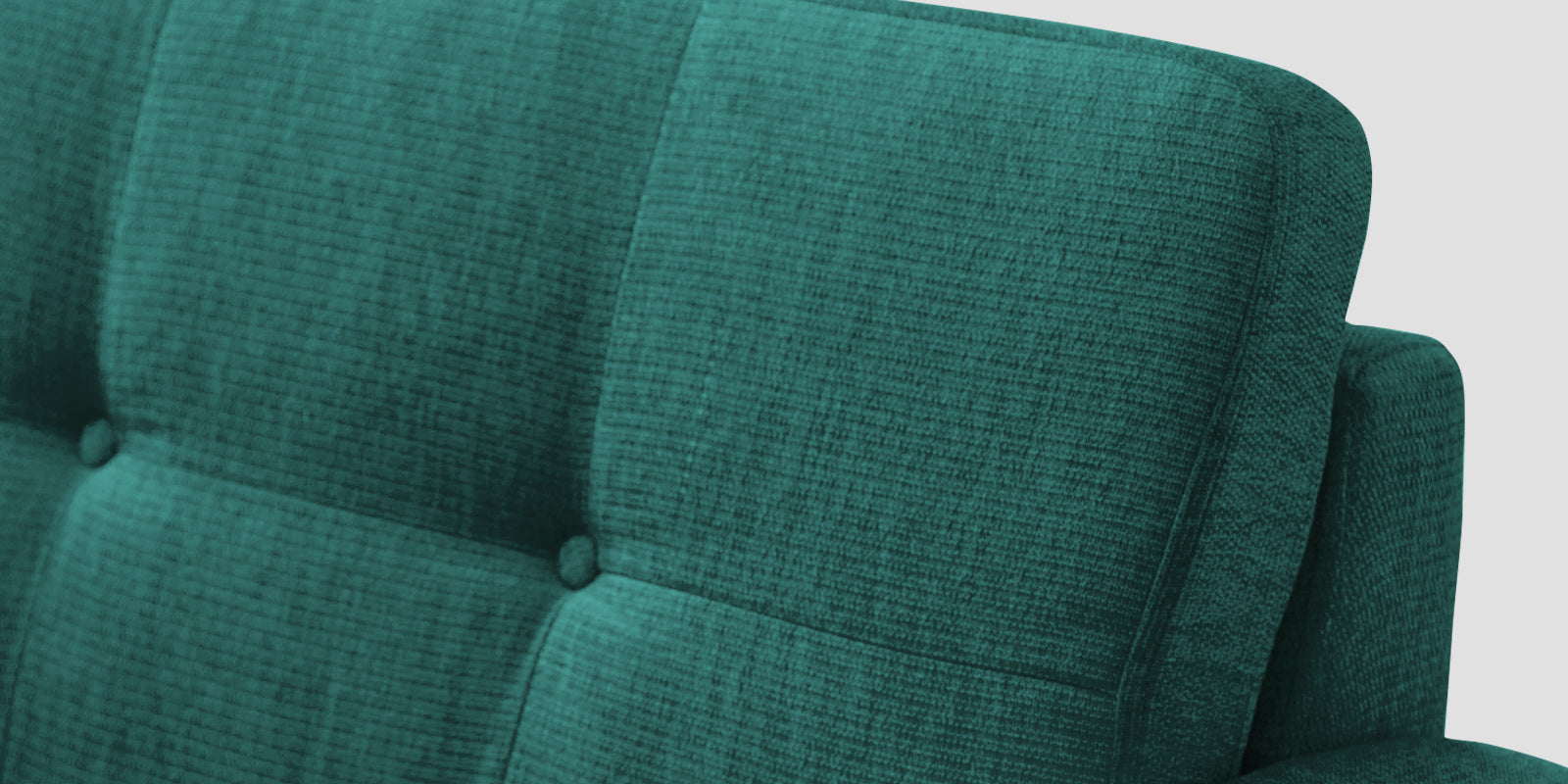 Noha Fabric 3 Seater Sofa In Sea Green Colour