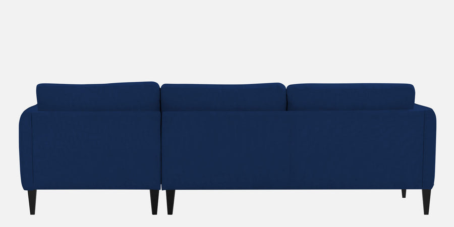 Piku Fabric Lhs Sectional Sofa 3 Lounger In Royal Blue Colour - Febonic Living