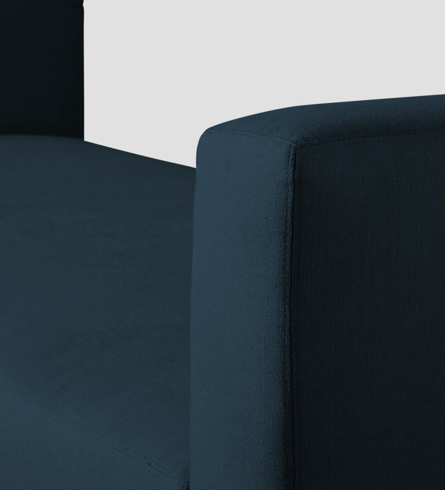 Tosy Fabric 3 Seater Pull Out Sofa Cum Bed In Cool Blue Colour - Febonic Living