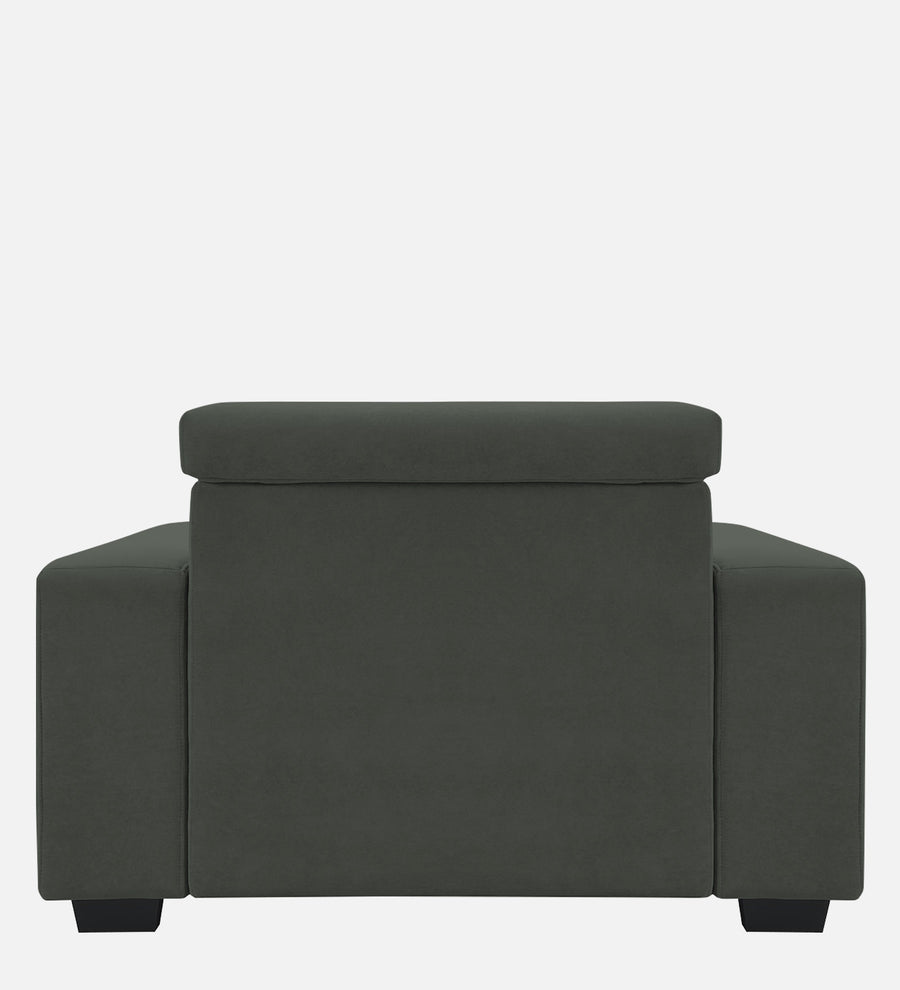 Hiro Fabric 1 Seater Sofa In I Land Green Colour - Febonic Living