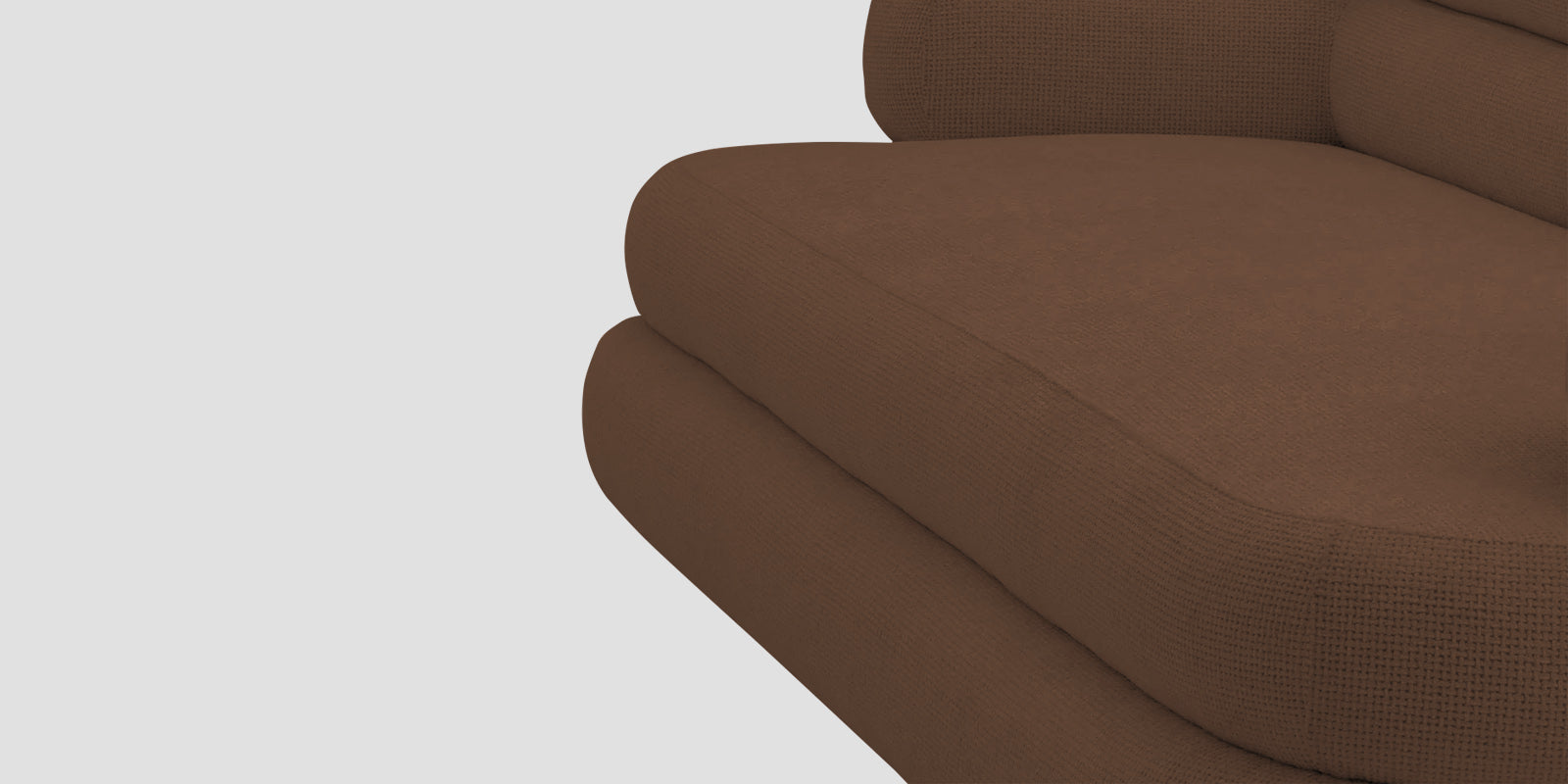 Wener Fabric 3 Seater Sofa in Ash Brown Colour