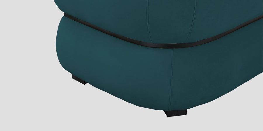 Kula Velvet 3 Seater Sofa In Arabian Green Colour - Febonic Living