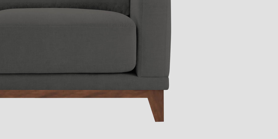 Esha Fabric 2 Seater Sofa In Stone Grey Colour - Febonic Living
