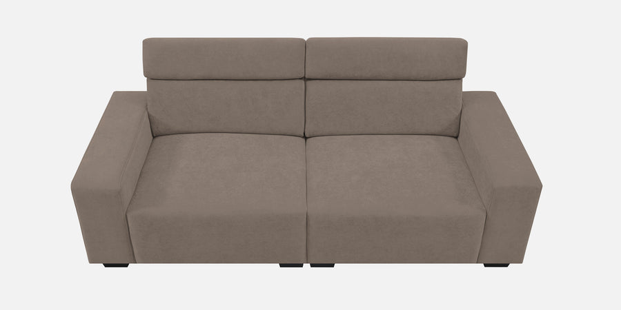 Hiro Fabric 2 Seater Sofa In Rock Beige Colour - Febonic Living