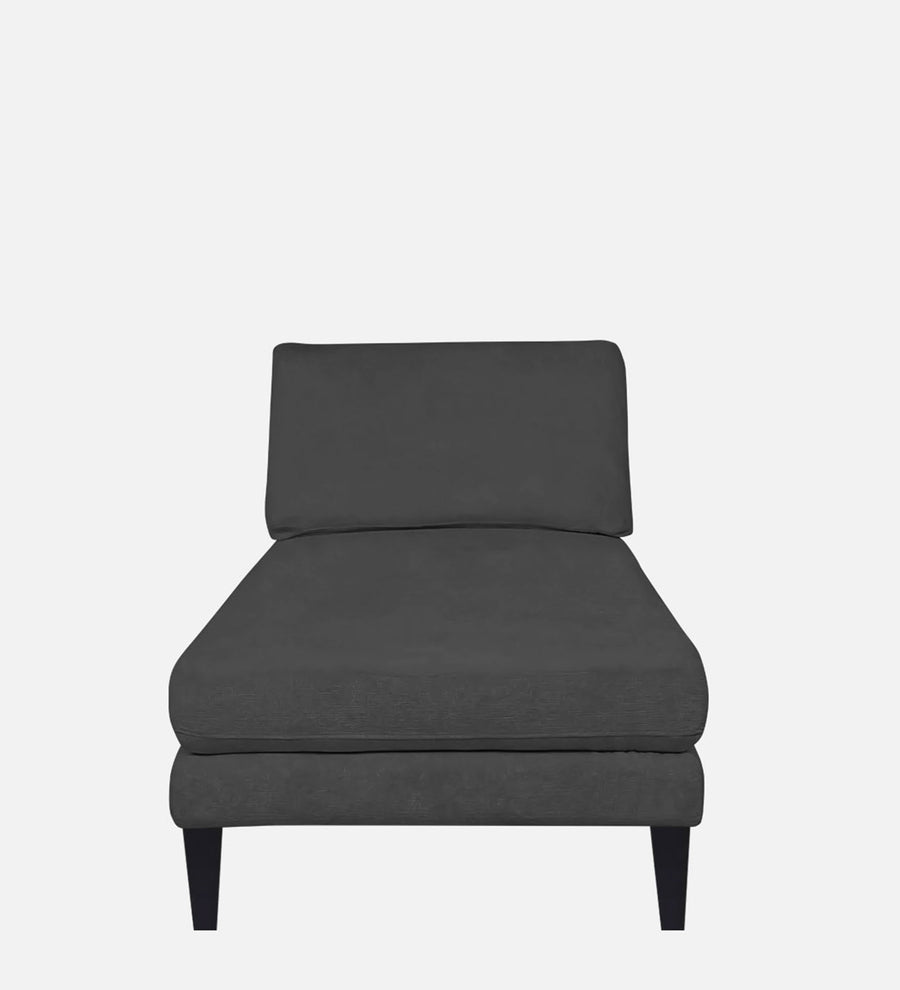 Nadia Fabric Chaise Lounger In Charcoal Grey Colour - Febonic Living