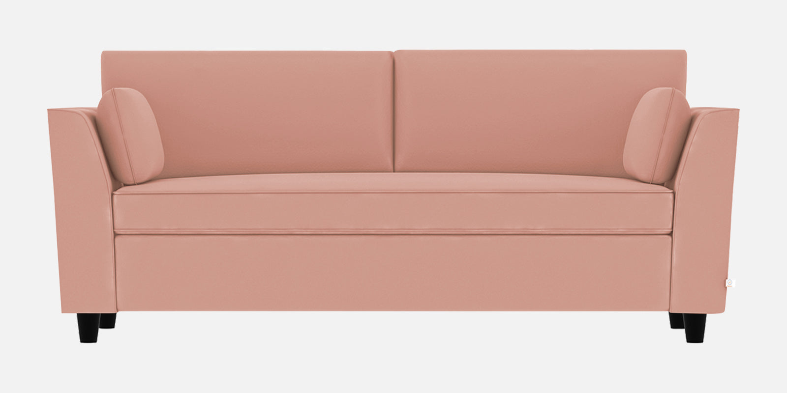 Bristo Velvet 3 Seater Sofa in Blush Pink Colour With Storage