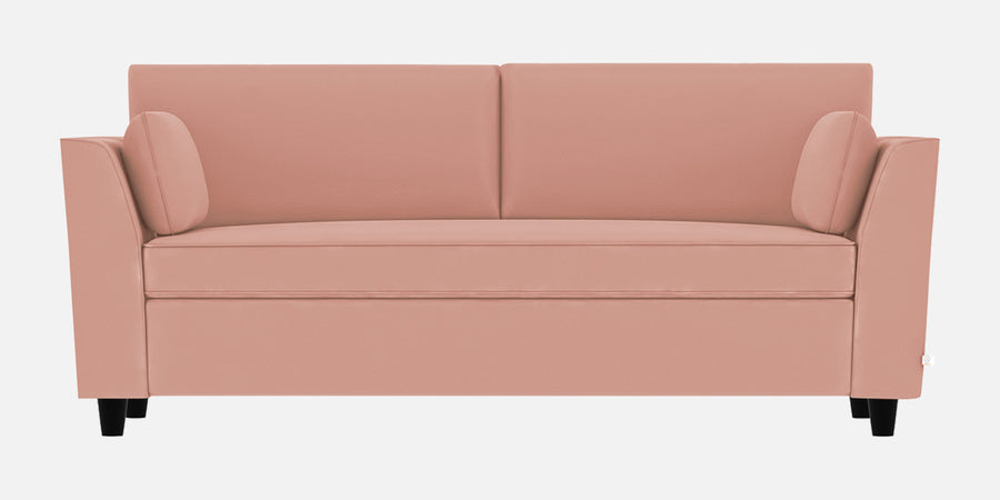 Bristo Velvet 3 Seater Sofa In Blush Pink Colour With Storage - Febonic Living