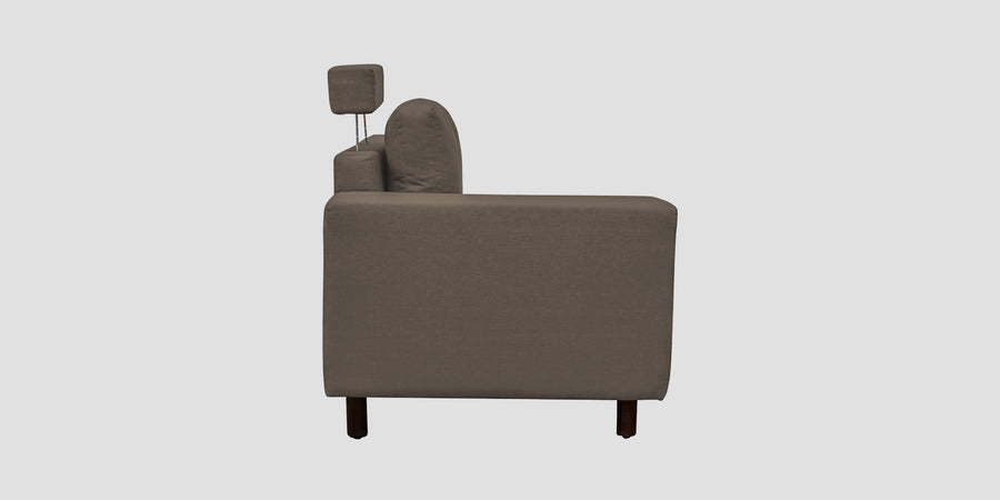 Betty Fabric 6 Seater Rhs Corner Sofa In Hazel Beige Colour - Febonic Living