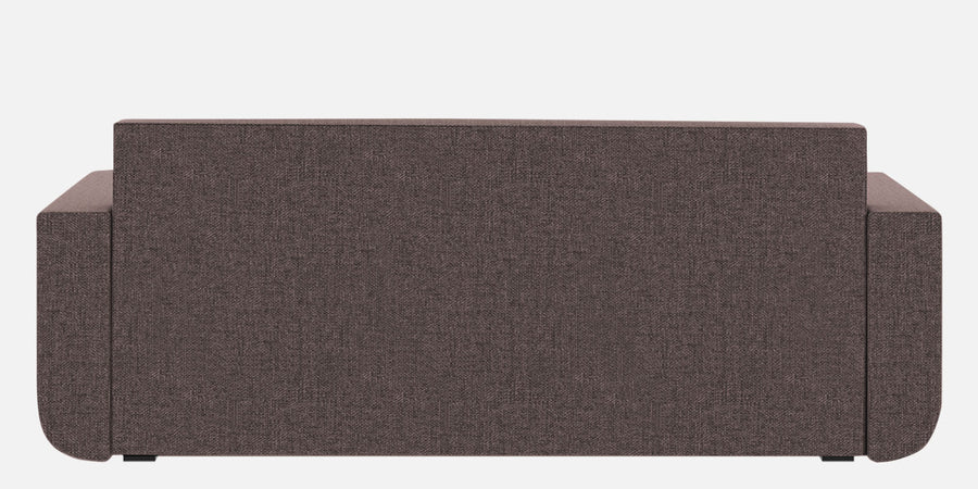 Grace Fabric 3 Seater Pull Out Sofa Cum Bed In Caspa Brown Colour With Storage - Febonic Living