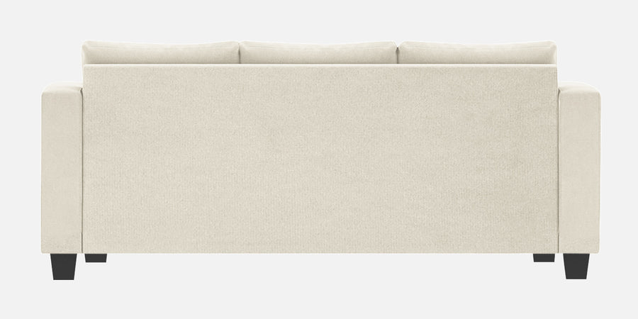 Nabi Fabric 3 Seater Sofa In Ivory Cream Colour - Febonic Living